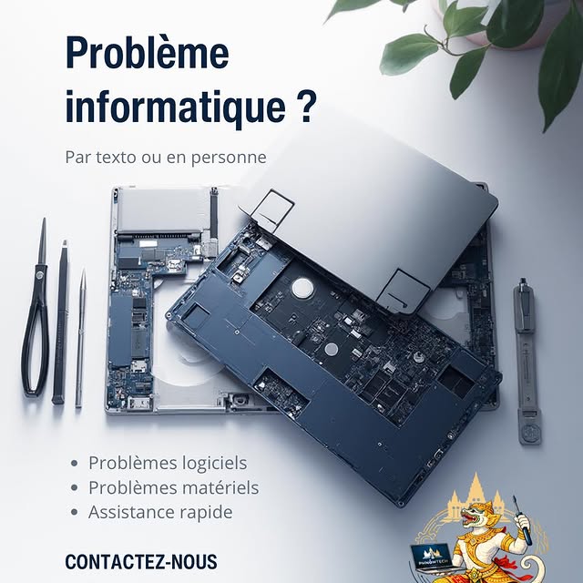 Publication Instagram PhnomTech sur le diagnostic informatique a Montreal